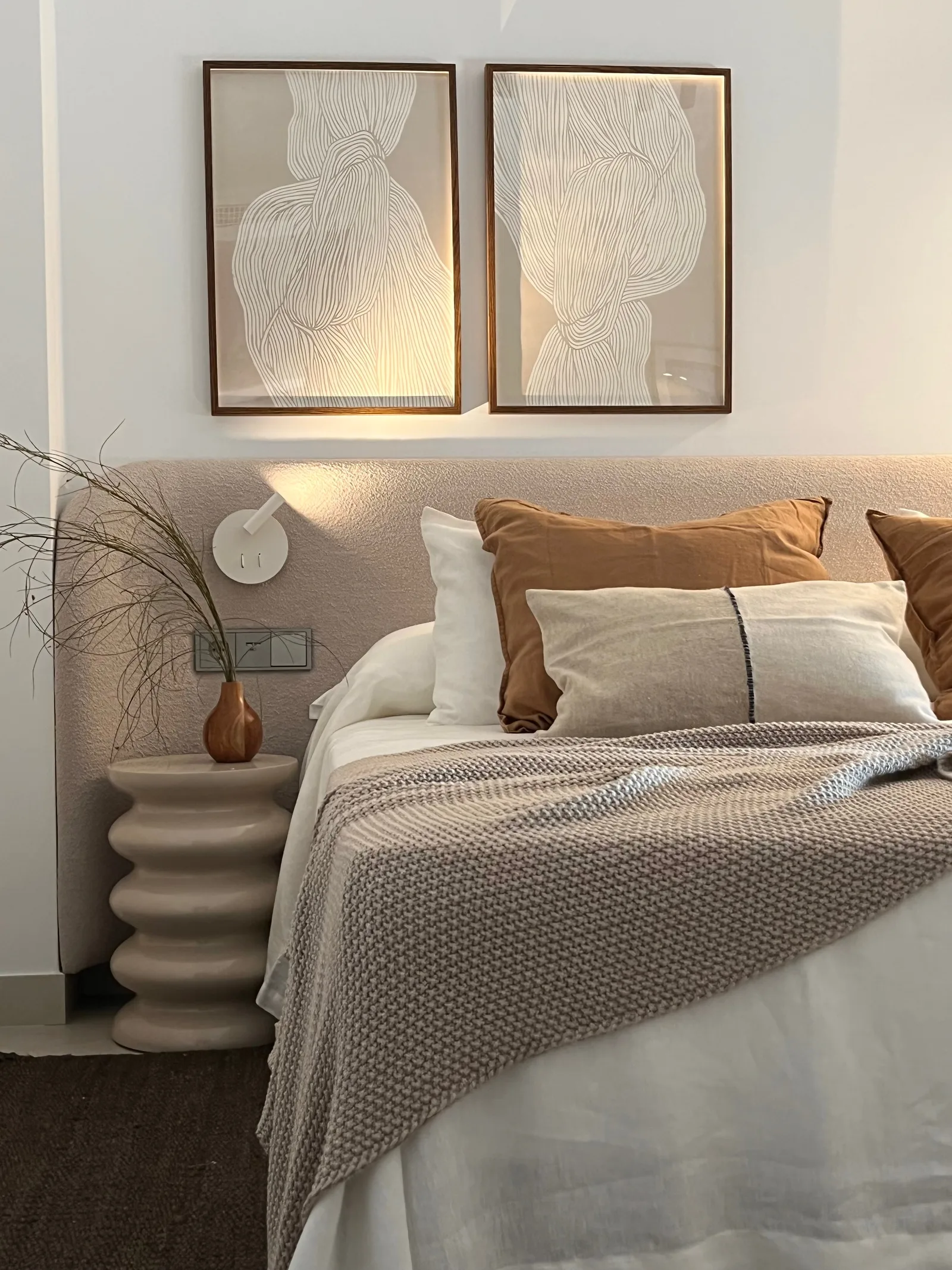 Headboard with Rounded Corners