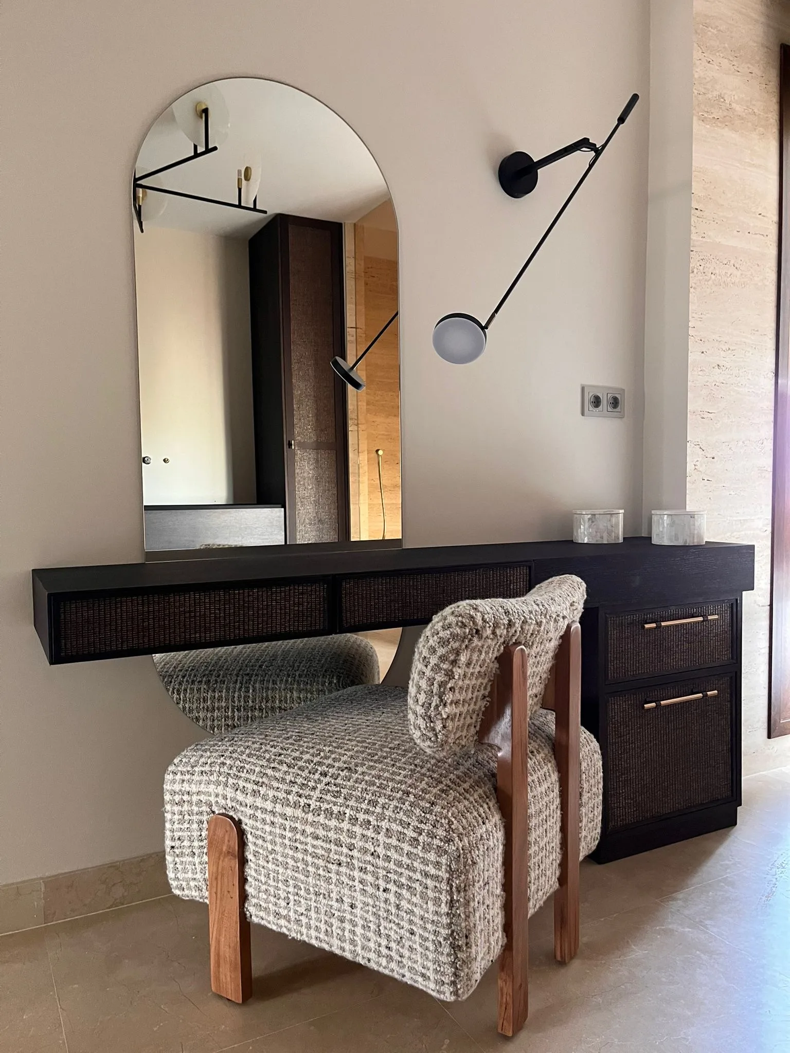 Oak Veneer Dressing Table